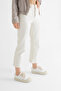 Women's White Comfortable Fit Rubber Sole Lace-Up Sneakers - 2