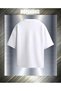 Unisex Casual Short Sleeve Set with Basketball Player Print Outdoor Spring/Summer Full Pants - 4