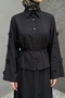 Black Suit with Floral Detail Shirt - 2