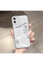 حافظة من السيليكون الشفاف متوافقة مع هاتف iPhone 12، حماية للكاميرا، مضادة للصدمات، طباعة جمالية منقوش - 2