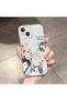 حافظة من السيليكون الشفاف متوافقة مع هاتف iPhone 13، حماية للكاميرا، مضادة للصدمات، طباعة جمالية منقوش - 2
