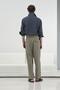 Double K Belt Detailed Pleated Khaki Modal Modal Olon - 4