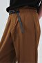 جلد K حزام بنطلون بني كلاسيكي