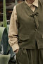 Velvet Skirt Suit Khaki - 3