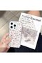 iPhone 14 Compatible Camera Protected Anti-Shock Aesthetic Print Patterned Transparent Silicone Case - 4