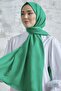 Cotton Crochet Hijab Shawl - Green - 4