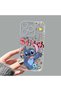 iPhone 16 Pro Compatible Camera Protected Anti-Shock Aesthetic Print Patterned Transparent Silicone Case