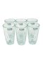 6 pcs Glass Long Tumbler Set - 2