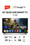 evoQ 55S4QLC2R120 55Inch QLED Google TV 4K, Dolby Vision & Atmos, 120Hz DLG, 2GB/16GB, WiFi BT