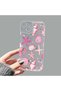 iPhone 13 Compatible Camera Protected Anti-Shock Aesthetic Print Patterned Transparent Silicone Case