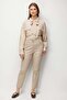 High Waist Slim Leg Trousers - 2