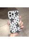 حافظة سيليكون شفافة متوافقة مع هاتف iPhone 16 Pro Max، مزودة بطباعة جمالية مضادة للصدمات وواقية للكاميرا منقوش - 2