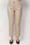 High Waist Slim Leg Trousers - 3