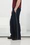 Classic Navy Blue Pants with Contrast Trim - 2