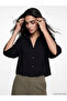 Lcw Vision Black Oversized Women's Shirt