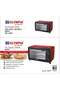800W Compact Countertop Oven 12 Liter with Manual Controls and Even Heating Technology - 4