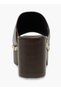 Women Stud Embellished Platform Heel Sandals - 5