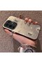 Infinix Note 50/Note 50 Pro Compatible Gold-Tone Star Patterned Acrylic Material Phone Case - 2