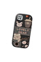 Redmi 9C Compatible Camera Protected Black Soft Silicone Phone Case Cute Bear Patterned - 3
