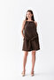 Women's Summer Linen Strap Blouse Shorts Set Casual Daily Combination Beach Chic - 3
