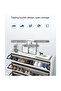 Three Tier Shoe Rack Organizer Storage Foldable Closet with Doors for Living Room - 3