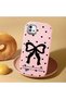 Realme C20 Compatible Camera Protected Pink Soft Silicone Phone Case Bowknot Patterned - 2