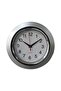 PVC Analog Wall Clock, 24.2 cm, Silver - 3