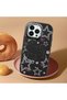 iPhone 14 Pro Compatible Hello Kitty Patterned Camera Protected Black Soft Silicone Phone Case - 2