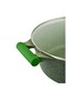 Essentials Granite Non-Stick Cast Aluminium Casserole with Lid, 34 cm, Green - 6