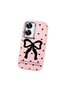 Realme C55 Compatible Camera Protected Pink Soft Silicone Phone Case Bowknot Patterned - 3