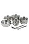 12 pcs Stainless Steel Cookware Set
