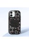 iPhone 17 Compatible Hello Kitty Patterned Camera Protected Black Soft Silicone Phone Case