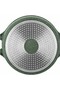Essentials Granite Non-Stick Cast Aluminium Casserole with Lid, 34 cm, Green - 5
