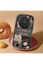 Vivo X300 Compatible Camera Protected Black Soft Silicone Phone Case Cute Bear Patterned - 2