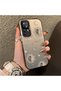 Redmi K50 Ultra Compatible Gold Tone Star Patterned Acrylic Material Phone Case