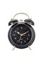 Metal Twin Bell Alarm Clock, Assorted - 3