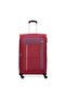 Toronto Plus 4 Wheel Soft Trolley, 55 cm, Red - 5