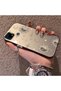 Realme C15/C25/C25S Compatible Gold Tone Star Patterned Acrylic Material Phone Case - 2