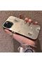 حافظة هاتف متوافقة مع iPhone 14 Pro مصنوعة من مادة Gold Tone Star منقوش أكريليك - 2