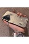 حافظة هاتف متوافقة مع iPhone 16 Plus مصنوعة من مادة Gold Tone Star منقوش أكريليك - 3