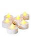 Battery Operated LED Tealight Set, 6 pcs
