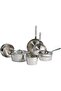 Tri-Ply Stainless Steel Cookware Set, 9 pcs