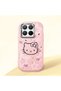 Mi 15t Pro Compatible Hello Kitty Patterned Camera Protected Pink Soft Silicone Phone Case