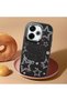 Redmi 13X Compatible Hello Kitty Patterned Camera Protected Black Soft Silicone Phone Case - 2
