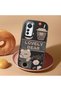 Mi 12 Lite Compatible Camera Protected Black Soft Silicone Phone Case Cute Bear Patterned - 2