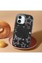 iPhone 17 Compatible Hello Kitty Patterned Camera Protected Black Soft Silicone Phone Case - 2