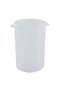 Round Tall Food Container, 350 ml, Clear, HPL931D - 5