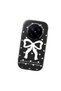 Vivo X200 Pro Compatible Camera Protected Black Soft Silicone Phone Case Bowknot Patterned - 3