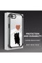 iPhone 7/8/Se 2020 2022 Compatible Transparent Four Corner Silicone Coated Glossy Edge Case - 4