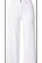 High Waist Wide Leg Jeans, Stretchy , 100% Cotton - 4